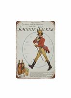 Johnnie Walker metalen bord, Ophalen of Verzenden, Nieuw, Reclamebord