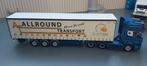 Scania met huiftrailer wsi  A.A.V/D HEUVEL AMERONGEN, Hobby en Vrije tijd, Modelauto's | 1:50, Ophalen of Verzenden, Zo goed als nieuw