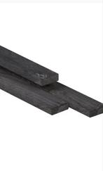 Te koop zwarte latten 2x5cm €1,10  mtr zwarte regels balken, Ophalen of Verzenden, Zo goed als nieuw, 250 cm of meer, Balken