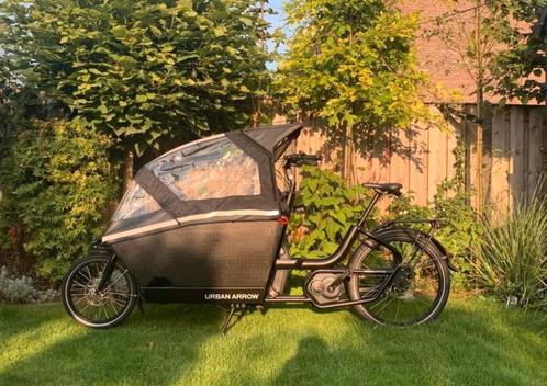Urban arrow family elektrische bakfiets nieuwstaat cargo lin, Fietsen en Brommers, Fietsen | Bakfietsen, Zo goed als nieuw, Overige merken