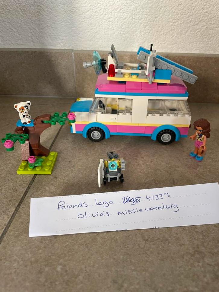 LEGO Friends 41333 Olivia's Missie Voertuig, Kinderen en Baby's, Speelgoed | Duplo en Lego, Zo goed als nieuw, Lego, Complete set