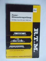 R.T.M. ROTTERDAMSCHE TRAMWEG MIJ.Dienstregel. 29 mei 1960, Verzamelen, Verzenden, Zo goed als nieuw, Tram, Kaart of Prent