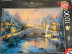 Thomas Kinkade Spirit of Christmas Puzzel - 1000 stukjes, Ophalen, 500 t/m 1500 stukjes, Zo goed als nieuw, Legpuzzel