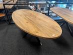 Ovale tafels van robuust mangohout NIEUW, Ophalen, Industrieweg 25, Rj, 200 cm of meer
