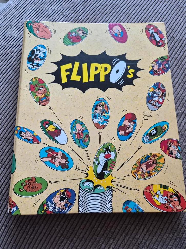 Flippo's map deel 1, zonder inhoud met tabbladen, Verzamelen, Flippo's, Map, Album of Poster, Adventure, Cheetos 24 Game, Met verzamelmap(pen)