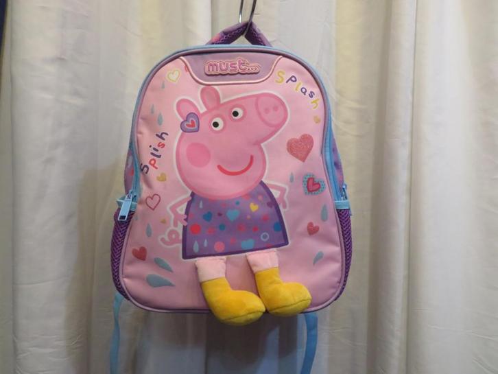 peppa pig rugzak met zachte gele 3d beentjes, Sieraden, Tassen en Uiterlijk, Tassen | Rugtassen, Gebruikt, Overige merken, 25 tot 40 cm