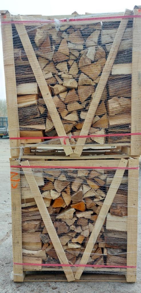 Ovengedroogde mix, gelijk stookbaar., Tuin en Terras, Haardhout, Blokken, 6 m³ of meer, Ophalen