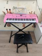 Fazley FKB-050-P roze keyboard met statief en kruk, Ophalen, Zo goed als nieuw, Overige aantallen, Overige merken