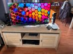 Tv meubel, Ophalen, 100 tot 150 cm, Eikenhout, Zo goed als nieuw