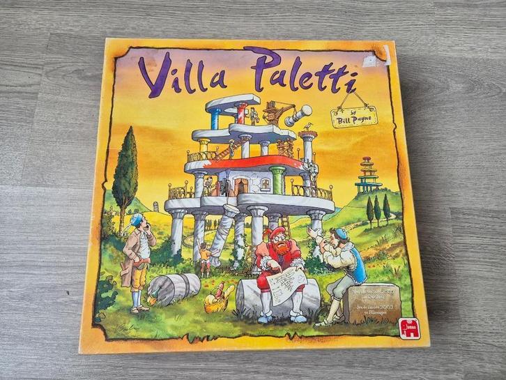 Villa Paletti bordspel, Hobby en Vrije tijd, Gezelschapsspellen | Bordspellen, Zo goed als nieuw, Ophalen of Verzenden