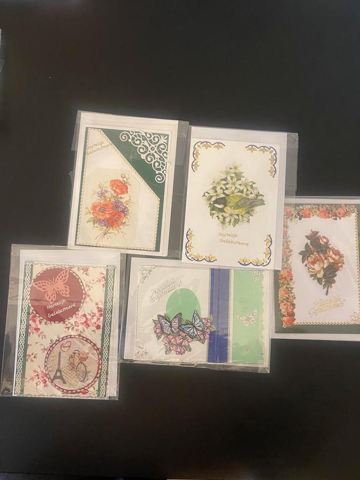 Zelfgemaakte kaarten van oma, Hobby en Vrije tijd, Kaarten | Zelfgemaakt, Nieuw, Overige thema's, Ophalen of Verzenden