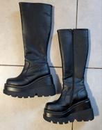 Gothic Demonia platform laarzen maat 7 (37,5/38), Kleding | Dames, Schoenen, Hoge laarzen, Zwart, Ophalen of Verzenden, Zo goed als nieuw