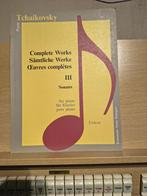 Tchaikovsky Sonates Urtext für piano, Klassiek, Ophalen of Verzenden, Zo goed als nieuw, Artiest of Componist