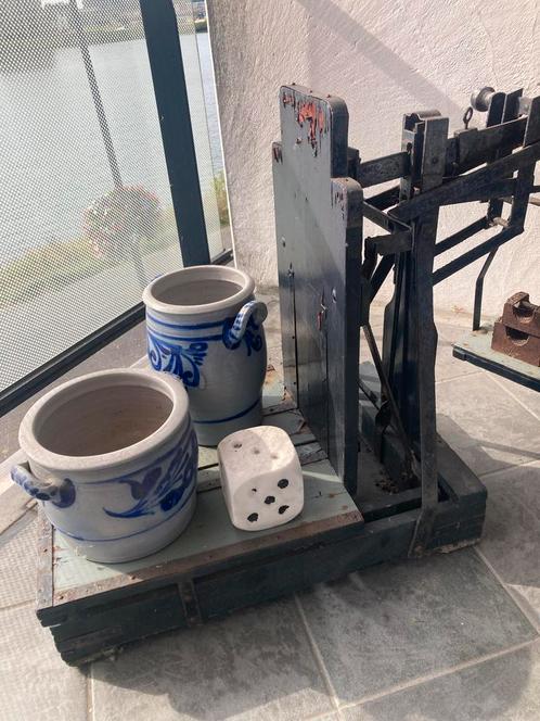 Oude Bascule Weegschaal, Antiek en Kunst, Curiosa en Brocante, Ophalen