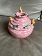 Roze vaasje Grenada met vogeltjes, Huis en Inrichting, Woonaccessoires | Vazen, Gebruikt, Aardewerk of Porselein, Ophalen of Verzenden