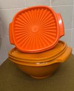 Vintage jaren 60 Tupperware, Huis en Inrichting, Keuken | Tupperware, Oranje, Gebruikt, Ophalen of Verzenden, Bak of Kom