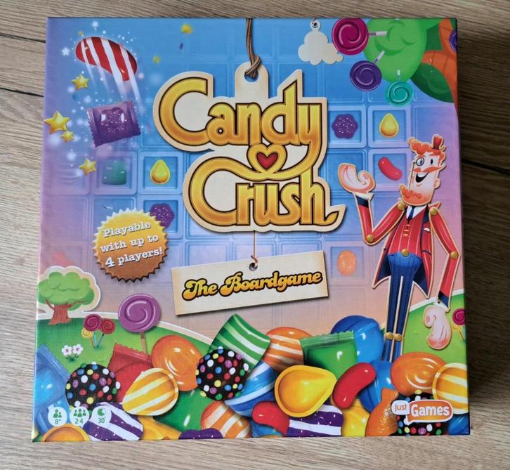 Just Games Candy Crush bordspel, Hobby en Vrije tijd, Gezelschapsspellen | Bordspellen, Zo goed als nieuw, Drie of vier spelers