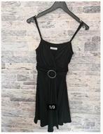 Zwart jurkje met spaghettibandjes Maat 38 h4, Kleding | Dames, Maat 38/40 (M), C&A, Zwart, Onbekend