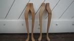 4 elegante lage salontafelpoten van 38 cm, Queen Anne stijl, Hobby en Vrije tijd, Overige Hobby en Vrije tijd, Ophalen, Nieuw
