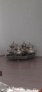 Traditionele Theepotten Set met Schaal, Overige materialen, Schaal, Rond, Nieuw