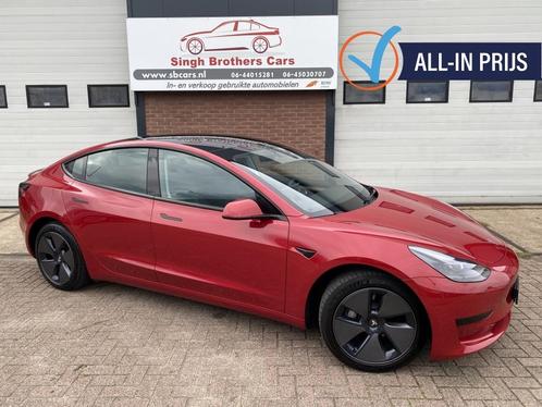 Tesla Model 3 Stnd+RWD 60kWh NAP GARANTIE TERKHAAK INRUIL MO, Auto's, Tesla, Bedrijf, Model 3, ABS, Adaptive Cruise Control, Airbags