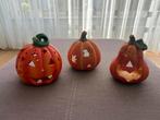 3 Halloween theelichthouders set, Ophalen, Overige materialen, Overige kleuren, Zo goed als nieuw