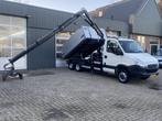 Iveco Daily 50 C 14G 375 CNG Kipper Laadkraan Knijper Rotato, Auto's, Electronic Stability Program (ESP), Euro 5, Gebruikt, 4 cilinders
