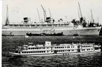 Henry Dunant en M.S. Nieuw - Amsterdam, H.A.L., Verzamelen, Ophalen of Verzenden, Gebruikt, Motorboot, Kaart, Foto of Prent