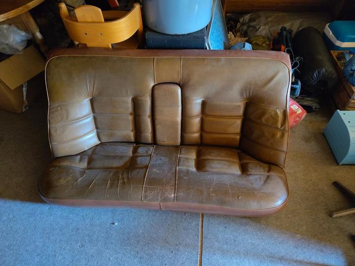 Volvo 244 bank en bijrijdersstoel leer, Auto-onderdelen, Interieur en Bekleding, Volvo, Nieuw, Ophalen
