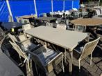 Tuintafel Rivoli aluminium taupe 220x95cm 4 seasons outdoor, Ophalen, Nieuw, Rechthoekig, Aluminium