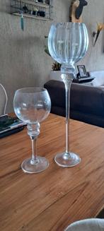 Grote glazen vazen, Overige kleuren, Ophalen of Verzenden, Minder dan 50 cm, Glas