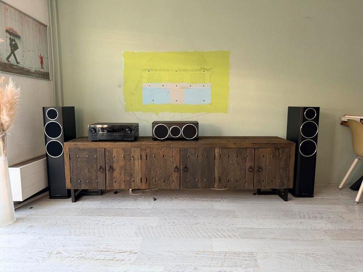 Denon X2800HDAB + Wharfedale 5.1 set, Audio, Tv en Foto, Versterkers en Receivers, Zo goed als nieuw, 5.1, 120 watt of meer, Denon