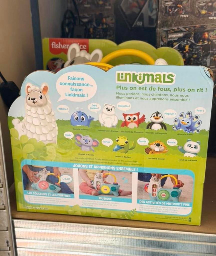 Fisher-Price Linkimals Activiteiten Lama ramelaar speelgoed, Nieuw, Ophalen of Verzenden, H, Rammelaar