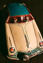 HIKU HK 204 blik opwindbare auto 1948 West Duitsland, Ophalen of Verzenden