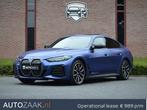 BMW i4 M50 xDrive Gran Coupé | M Carbon | BTW, Stof, Gebruikt, Met garantie (alle), Blauw