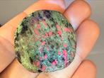 Robijn in Zoisiet Tanganyika artstone mineralen UV Actief, Verzamelen, Mineralen en Fossielen, Ophalen of Verzenden, Mineraal