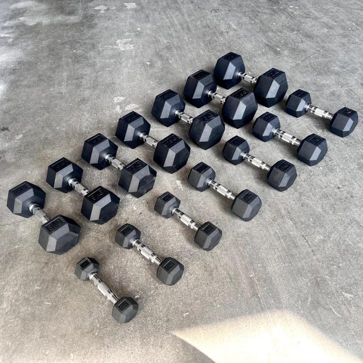 Hexagon dumbbells beschikbaar, Sport en Fitness, Fitnessmaterialen, Nieuw, Dumbbell, Armen, Ophalen