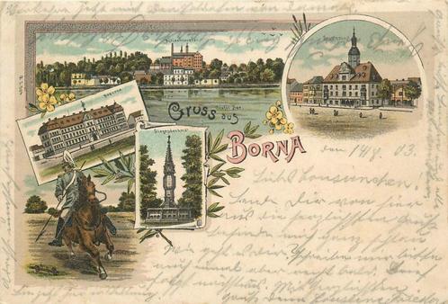 (701-274-023) Borna Litho, Verzamelen, Ansichtkaarten | Buitenland, Duitsland, Verzenden