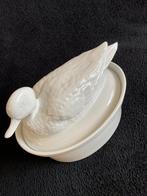 Porseleinen eend paté terrine schaal merk Apilco, Antiek en Kunst, Ophalen of Verzenden