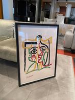 Picasso vrouw tekening poster 50x70 cm let op alleen de post, Verzenden, Rechthoekig Staand
