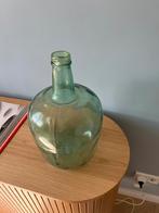 Vaas glas groen 40cm hoog, Minder dan 50 cm, Groen, Glas, Ophalen of Verzenden