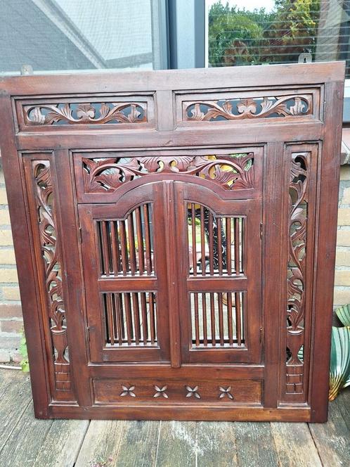 Mooie spiegel met luiken.DALEN,DRENTHE, Huis en Inrichting, Woonaccessoires | Spiegels, Gebruikt, 75 tot 100 cm, Minder dan 100 cm