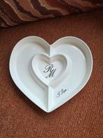 Riviera maison hart schaal valentijn, Ophalen, Bord(en), Overige stijlen, Glas