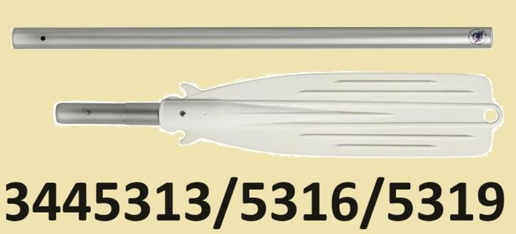 Alu roeiriem + haakstok 132-160-180 cm € 21,95-€23,95-€25,95, Watersport en Boten, Accessoires en Onderhoud, Nieuw, Overige typen