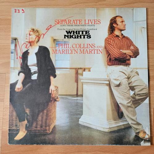 Phil Collins And Marilyn Martin – Separate Lives  - Maxi, Cd's en Dvd's, Vinyl Singles, Gebruikt, Maxi-single, Pop, 12 inch, Ophalen of Verzenden