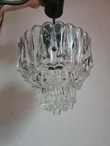 Glashutte retro design vintage hanglamp  spage age lamp.  beschikbaar voor biedingen