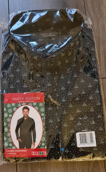 Winter/ Christmas overhemd nieuw in de verpakking