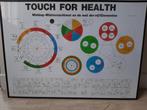 Touch for health poster ingelijst, Ophalen, Met lijst, Rechthoekig Liggend, Zo goed als nieuw