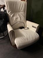 Elektrische Sta-op Relaxstoel Prominent - Comfortabel!, Huis en Inrichting, Fauteuils, Ophalen, Minder dan 75 cm, Leer, Zo goed als nieuw