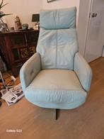 Electischbedienbare leren relaxstoel van Montel, Huis en Inrichting, Fauteuils, Ophalen, Gebruikt, 75 tot 100 cm, Metaal